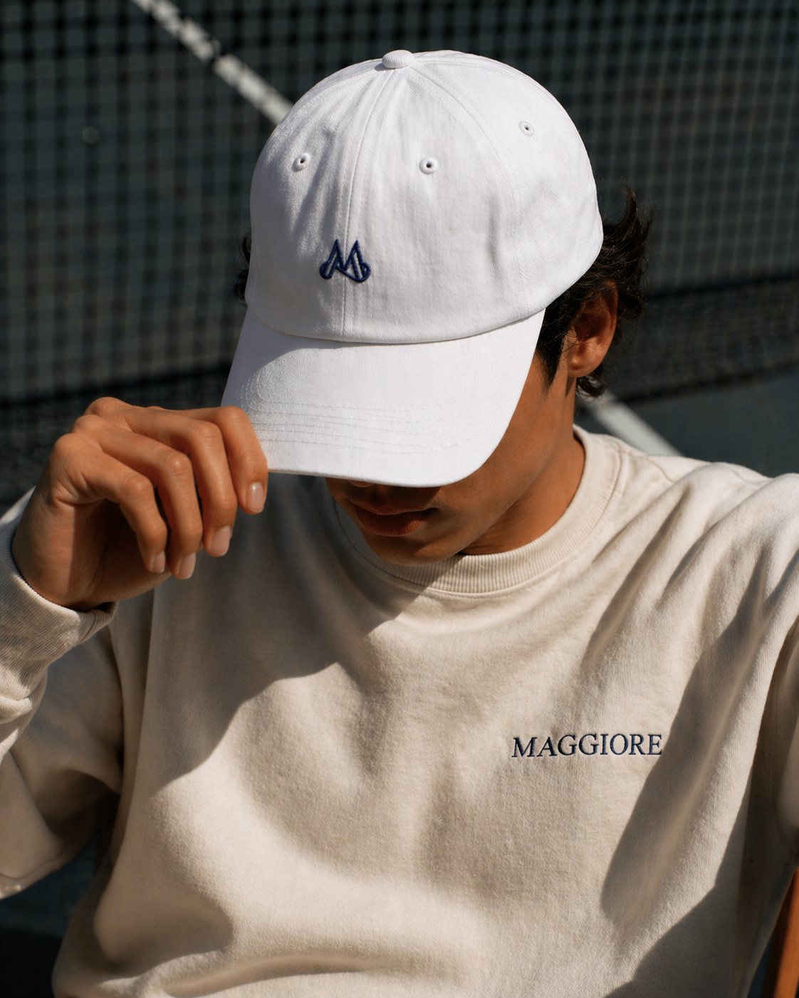 Maggiore Clean M Logo Cap White