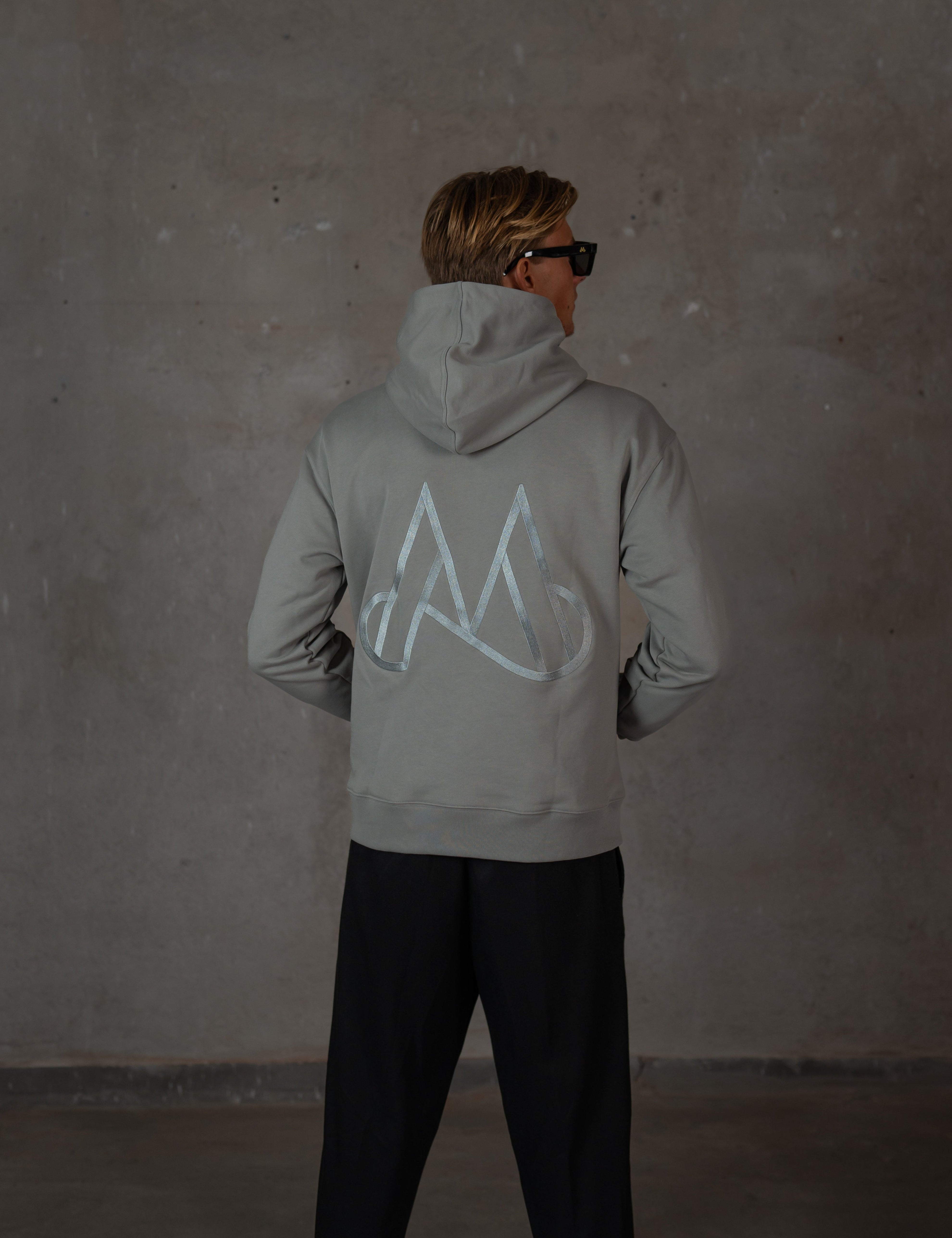 The M Hoodie - GREY - MAGGIORE