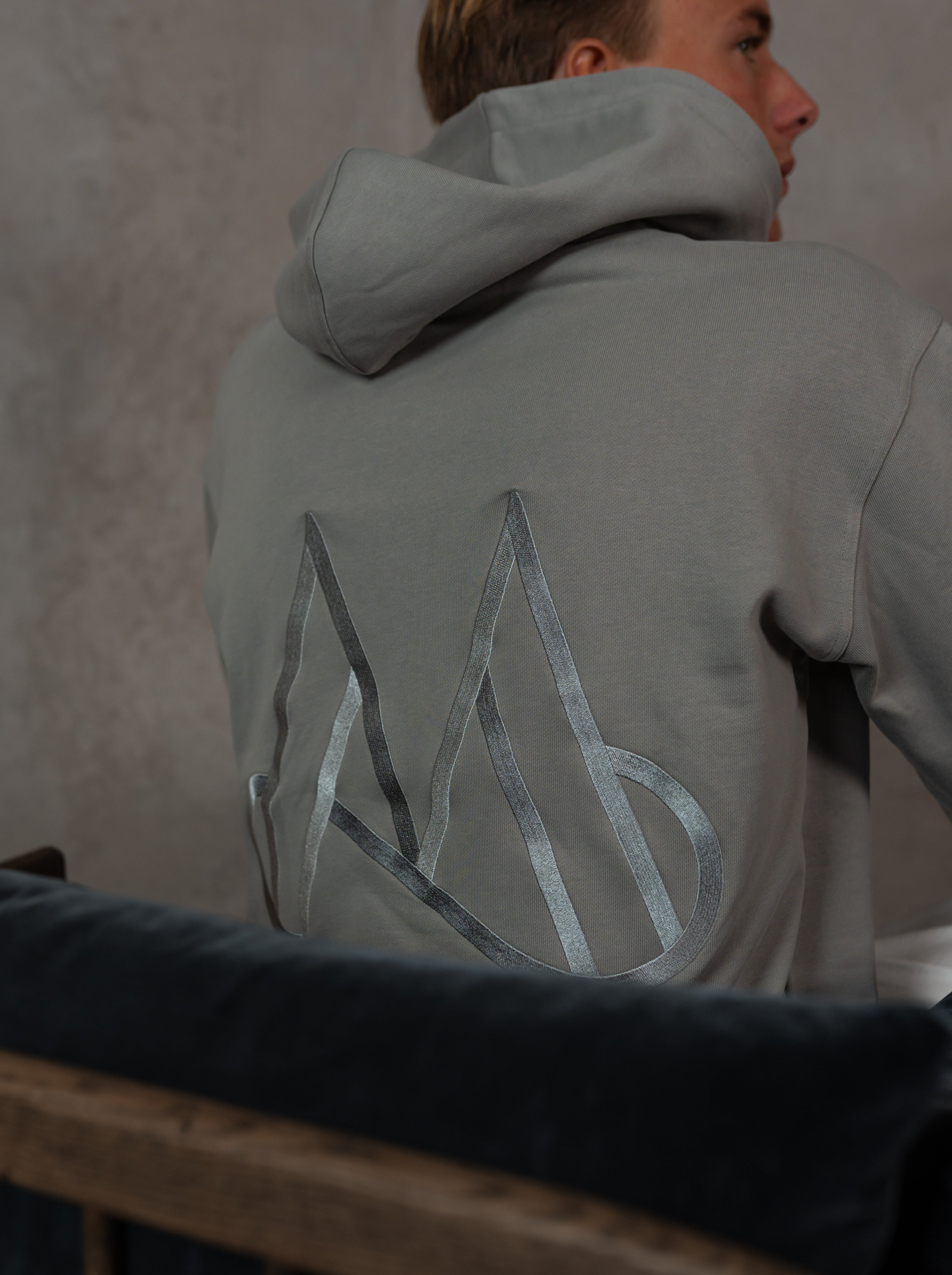 The M Hoodie - GREY - MAGGIORE