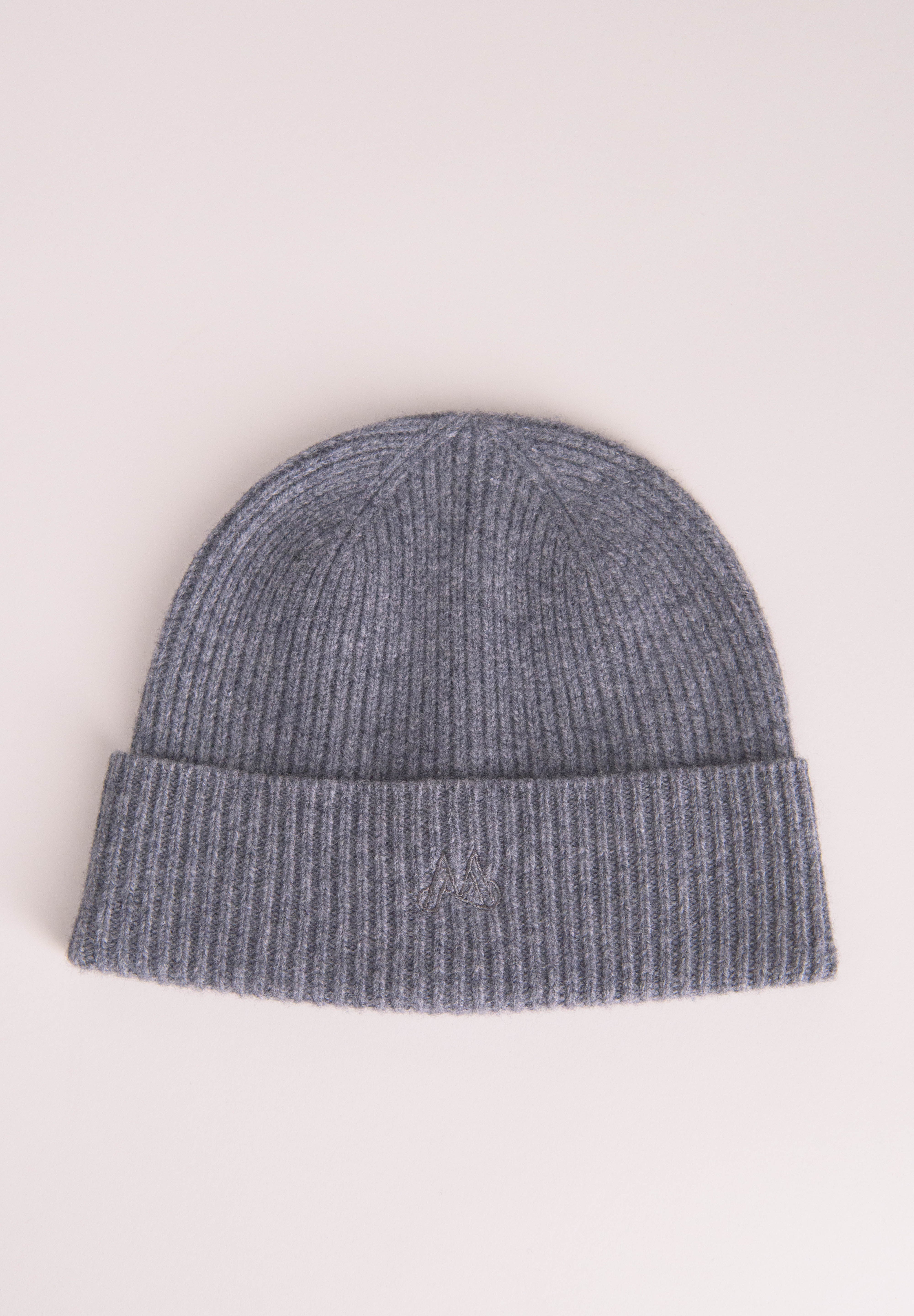 MAGGIORE 100% Merino Wool Beanie Grey