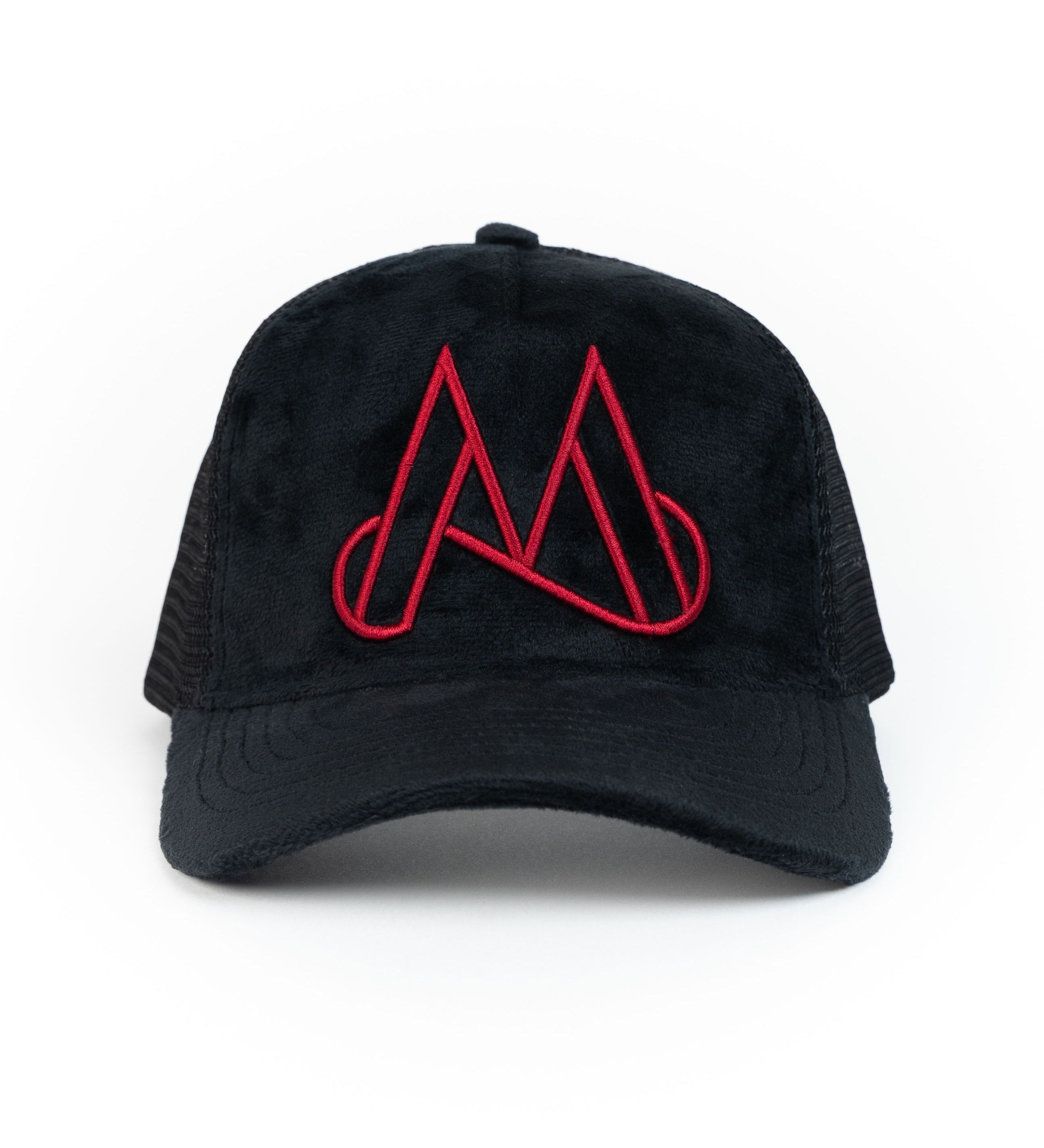 MAGGIORE Unlimited M Logo Black Cap - Red Logo - MAGGIORE