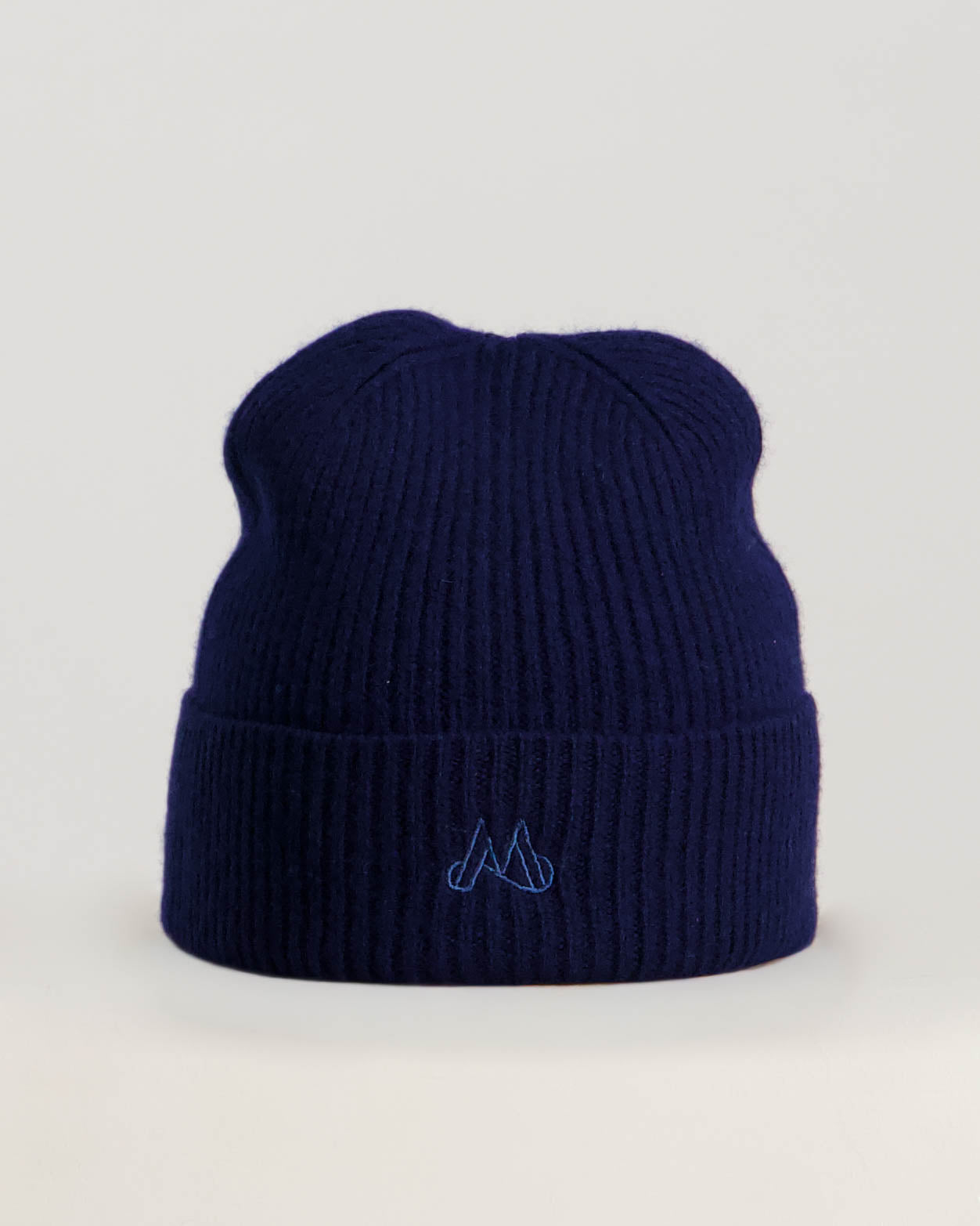 MAGGIORE 100% Merino Wool Beanie Dark Navy